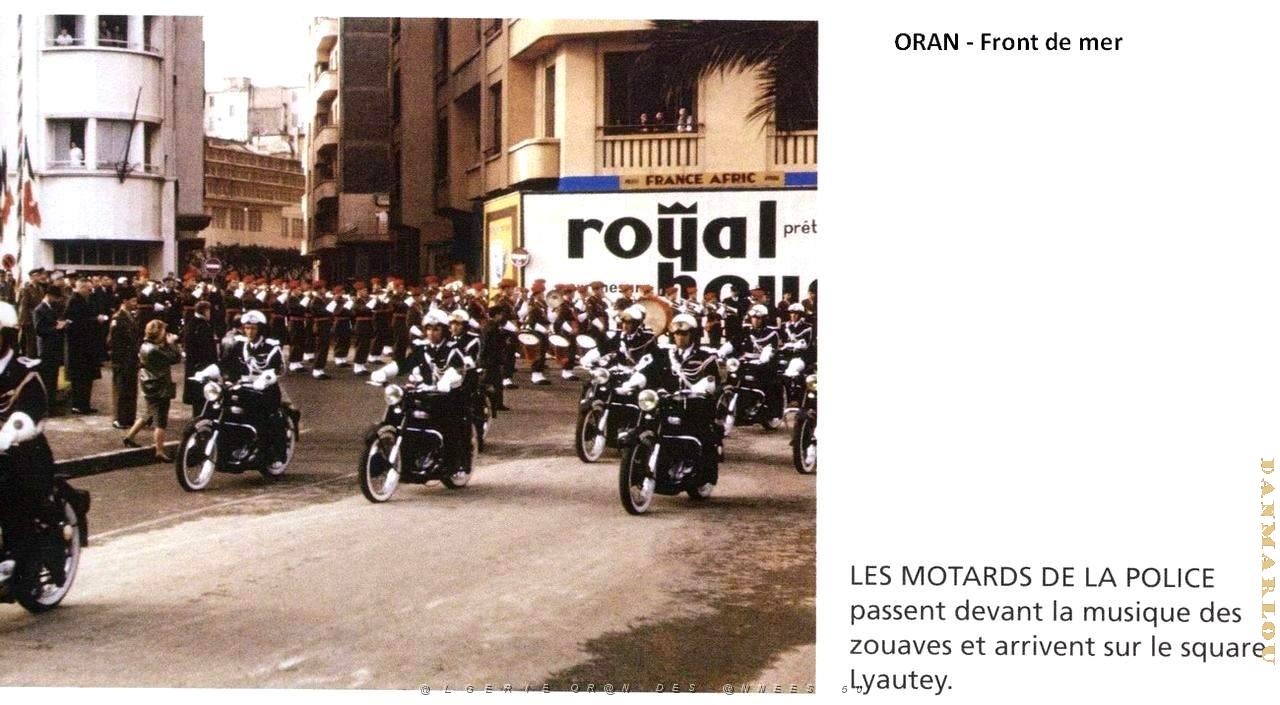 Oran - Boulevard Front de Mer - Defile Motards de la Police.JPG